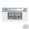 Image 1 : DC-1c 1870 Dominion of Canada 25c, Dickinson-Harington, Plain Series, PMG EF-45