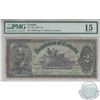 Image 1 : DC-14b. 1897 Dominion of Canada $2, Various-Courtney, Dark Brown Back, Series C, S/N: 456170/C, PMG 