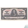 Image 2 : BC-24b. 1937 Bank of Canada $10, Gordon-Towers Z/D Prefix! S/N: Z/D0305112. Note is in VG Condition 