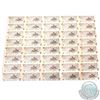 Image 1 : Uncut sheet of 1986 $2.00 notes, 4 x 10 format, EBA prefix. The corners display some typical rufflin
