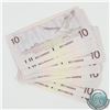 Image 1 : BC-57c. 50 Consecutive 1989 Bank of Canada $10, Knight-Thiessen, S/N: BEG1643051-3100 all in UNC Con