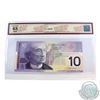 Image 2 : BC-63aA. 2001 Bank of Canada $10, Knight-Thiessen FDZ Replacement Note, S/N: FDZ9395113. CUNC-63 Ori
