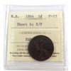 Image 1 : New Brunswick 1864 1-cent Short 6; E/F ICCS Certified F-15