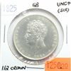 Image 1 : Great Britain 1825 1/2 Crown UNC+ (Scratched)