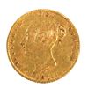 Image 2 : Great Britain 1871 Gold 1/2 Sovereign Very Fine (light scratch) .917 Fine, 0.1177oz of Gold.