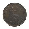 Image 1 : Great Britain 1875 Farthing; Small Date; 5 Berries; EF-AU