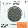 Image 1 : Italian States 1716 GBA; Tari; Naples; EF