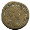 Image 1 : Rome 184 AD Brass Sestertius; Commodus; VF; Reverse - 'Commodus Sacrificing Over Altar & Holding Scr