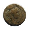 Image 1 : Antioch Under Hadrian 128 AD; Antioxewn Goddess Veiled; VF; Reverse - 'Ram Looking Back at 'A' Cresc