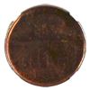 Image 3 : Error, 1973 USA 1-cent, Obverse Struck through Capped Die. NGC Certified MS-65 RB.