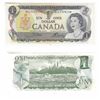 Image 1 : 1973 Canada $1 Banknote ERROR - Front on Back Offset.