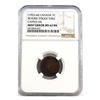 Image 1 : Error (1953-64) Canada 1-cent Reverse Struck through Capped Die. NGC Certified MS-62 BN.