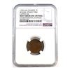 Image 1 : Error (1953-64) Canada 1-cent Reverse Struck through Capped Die. NGC Certified UNC Details - Environ