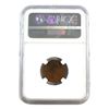 Image 2 : Error (1953-64) Canada 1-cent Reverse Struck through Capped Die. NGC Certified UNC Details - Environ