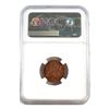 Image 2 : Errors; 1969 Canada 1-cent Double Struck Flipover in Collar Mint Error. NGC Certified MS-63 Red! An 