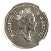 Image 4 : Error 1995 Canada 1-cent Struck on a 10-cent Planchet (2.09g) NGC Certified MS-64.