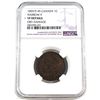 Image 1 : 1-cent 1859 Narrow 9/9; #5; Obverse Damage NGC Certified VF Details