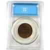 Image 2 : 1-cent 1859 Wide 9/8; Repunched O in ONE CCCS Certified MS-63 Red and Brown