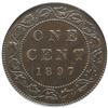 Image 3 : 1-cent 1897 CCCS Certified EF-45. Repunched '7/7'.