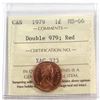 Image 1 : 1-cent 1979, Double '979, ICCS Certified MS-66 RED!