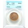 Image 1 : 1-cent 1894 CCCS Certified MS-60 Red. Thick 4, GR-222