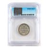 Image 2 : 20-cent 1858 Blundered D in DEI; Cleaned; ICG Certified AU-50