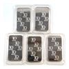 Image 2 : Scarce Consecutive Johnson Matthey 1oz Fine Silver Bars with 'TD' Logo (Tax Exempt). You will receiv