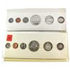 Image 2 : RCM Issue: 1960 Stamp 1 & 1960 Stamp 2 Canada Proof-like Set in Original White Cardboard. Coins cont