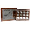 Image 1 : RCM Issue: 2010 to 2021 Canada $15 Fine Silver Lunar ZODIAC 12-Year Deluxe Subscription Display Case
