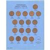 Image 2 : Estate Lot of Canadian Small 1-cent 1920-1976 in Blue Whitman folder. Includes 1922, 1923, 1924, & 1