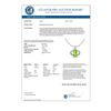 Image 3 : 1.75 CTW Peridot & Micro Pave VS/SI Diamond Necklace 10K White Gold - REF-33W5F - 20637