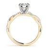 Image 5 : 0.75 CTW Certified VS/SI Diamond Solitaire Ring 18K Yellow Gold - REF-112W4F - 27845