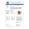 Image 2 : 6.07 CTW Ruby & Diamond Ring 18K White Gold - REF-158M2H - 13639