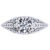 Image 1 : 1 CTW Solitaire Certified VS/SI Diamond Ring 14K White Gold - REF-277X2T - 38523