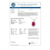 Image 2 : 1.90 CTW Ruby & Diamond Pendant 18K White Gold - REF-38A2X - 13975