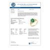 Image 2 : 2.03 CTW Emerald & Diamond Ring 14K Yellow Gold - REF-45H5A - 13567