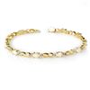 Image 1 : 1.26 CTW Opal & Diamond Bracelet 10K Yellow Gold - REF-28W2F - 13024