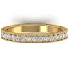 1 CTW Certified VS/SI Diamond Art Deco Eternity Band 14K Yellow Gold - REF-78K2W - 30272