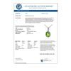 Image 2 : 2.05 CTW Peridot & Diamond Pendant 10K White Gold - REF-13X5T - 13775