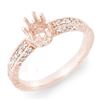 0.50 CTW Certified VS/SI Diamond Ring 14K Rose Gold - REF-41A3X - 11030