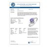 Image 2 : 0.60 CTW Tanzanite & Diamond Ring 10K White Gold - REF-20W9F - 10172