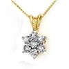 0.25 CTW Certified VS/SI Diamond Pendant 10K Yellow Gold - REF-20F2N - 12610