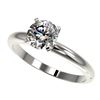 1.27 CTW Certified H-SI/I Quality Diamond Solitaire Engagement Ring 10K White Gold - REF-290F9N - 36
