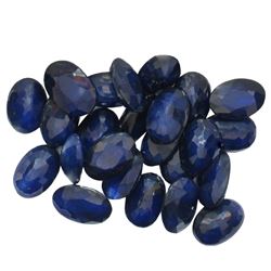 13.27 ctw Oval Mixed Blue Sapphire Parcel