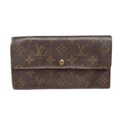 Louis Vuitton Monogram Canvas Leather Long Wallet
