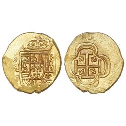 Mexico City, Mexico, cob 1 escudo, (1714)J, ex-1715 Fleet.