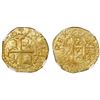 Image 1 : Lima, Peru, cob 2 escudos, 1703H, rare, NGC MS 63, ex-1715 Fleet (designated on label).