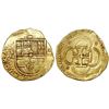 Image 1 : Seville, Spain, cob 4 escudos, Philip II, assayer Gothic D below mintmark S to left.