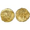 Image 1 : Seville, Spain, cob 8 escudos, Philip IV, assayer R, NGC MS 63.