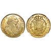 Image 1 : Santiago, Chile, bust 8 escudos, Charles IV (bust of Charles III), 1799DA, NGC MS 61.